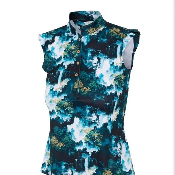 4 pc Greg Norman Collection in Blue and Green Print bundle - Picture 1 of 5